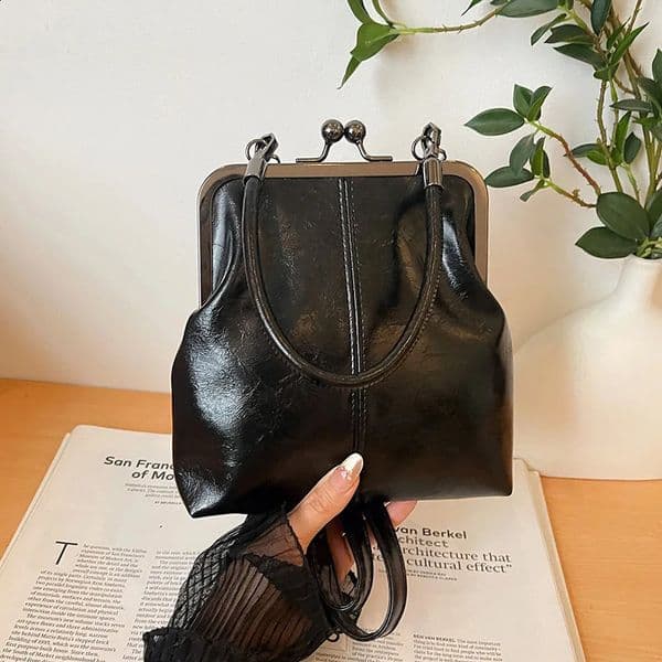 Vintage Style Women Handbag Brown Versatile ner Shoulder Bag PU Leather Ladys Shell Purses Crossbody Bags260530