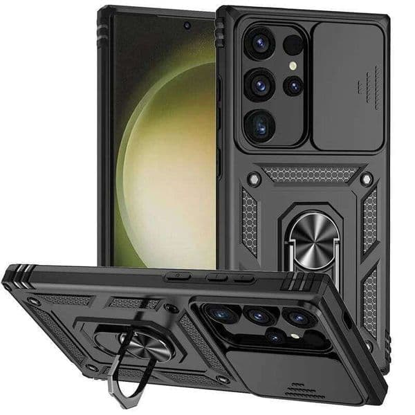 Armor Protect Case For Samsung Galaxy S26 Ultra S25 Edge S24 S23 S22 Plus FE A57 A37 A27 A17 A07 A56/36/26 Ring Holder Cover