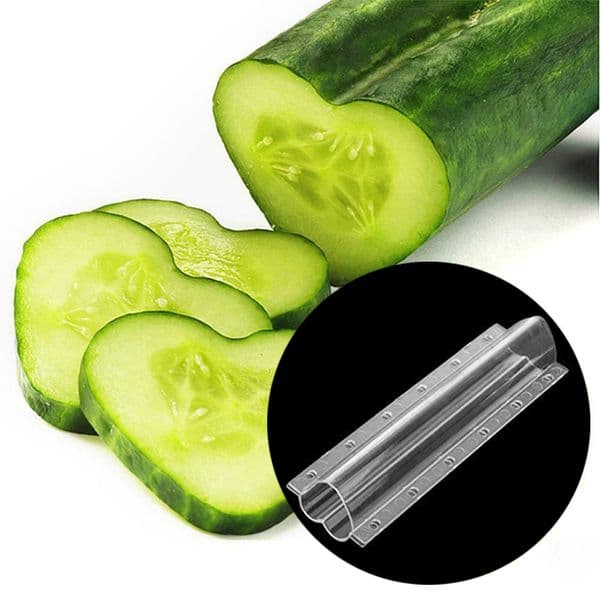 Custom Transparent Squash Star Heart Shape Cucumber Shaping Mold DIY Vegetable Growth Forming Mould Tool Accessory