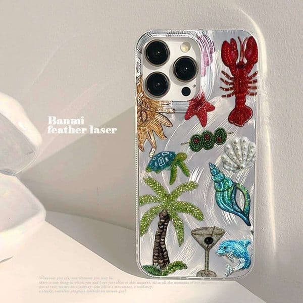 Samsung Galaxy S21 S26 S25 S24 S23 S22 Ultra Plus FE Case INS Island Resort Style Cover For A16 A15 A36 A54 A55 A56 Fundas