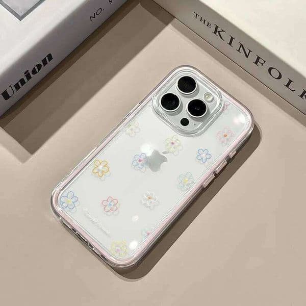 Graffiti Line Flower Soft Clear Phone Case For Samsung Galaxy S26 Ultra S23 S25FE S24 S22 Plus A57 A37 A55 A54 A36 A15 A16 Cover