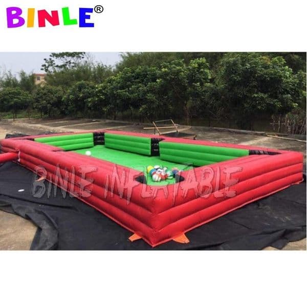 Free delivery Orient Inflatables Backyard Party Inflatable Human Table Foot Shooting Soccer Billiards Air Snooker Football Play Pool Game