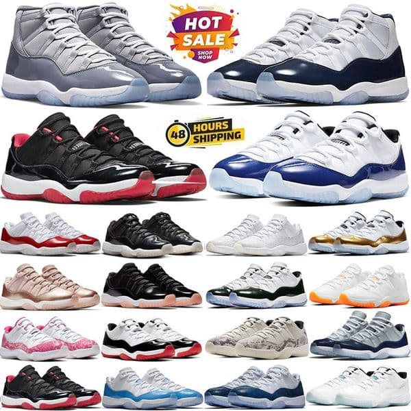 Designer Basketball Shoes 11 Cherry Cool Grey Mens Womens Trainers Bred Gamma Blue Pure Violet Low 25th Anniversary Concord Space Jam Midnight Navy Sneakers