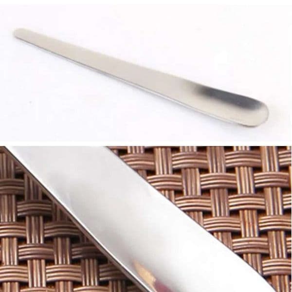 Fancy Design 18/0 Stirrers, Italian Style Stainless Steel Mini Silver Coffee Spoons B2