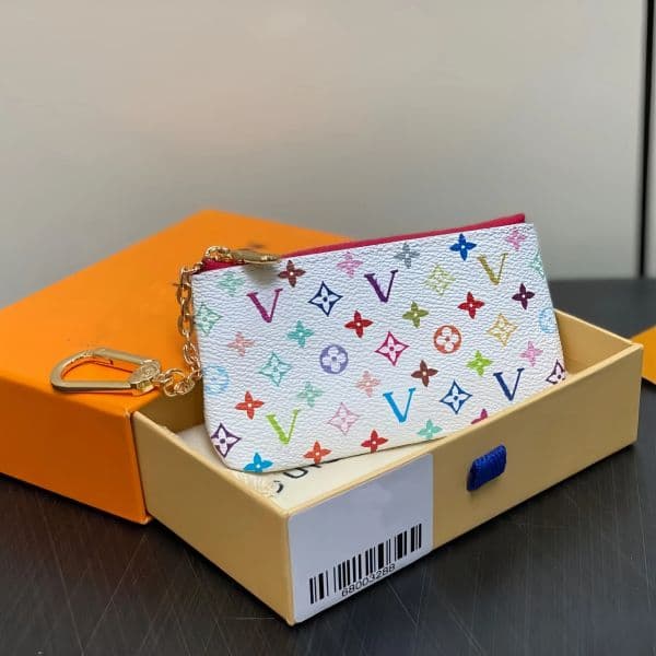10A With Dust Bags And Box KEY POUCH POCHETTE CLES Designers Fashion Handbag Women Mens Credit Card Holder Coin Purse Luxurys Wallet Bag