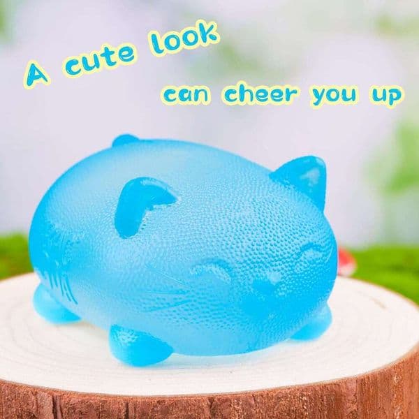 Cat Sensory Fidget Toy Sugar Filled Squishy Kids Stress Relief High Densi Squeeze Balls for Students Calming - tra-Soft Decpression Venting Toys 53c J260530