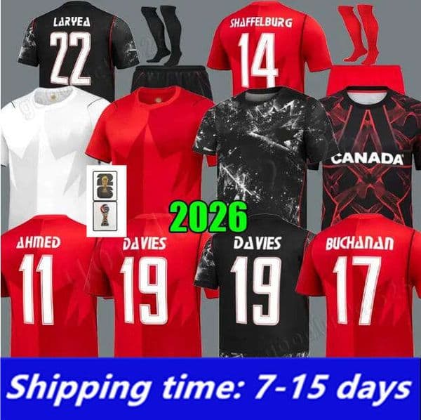 2026 Wold Cup Canada Socce Jeseys national team 26 27 DAVIES J.DAVID LARIN UGBO CAVALLINI MILLAR EUSTAQUIO FRASER football shit Fan playe vesion 666