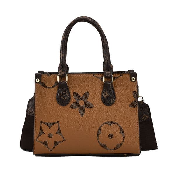 free shipping 2026 hot casual and fashionable retro printed designer tote bag versatile and trendy cross body bag for women