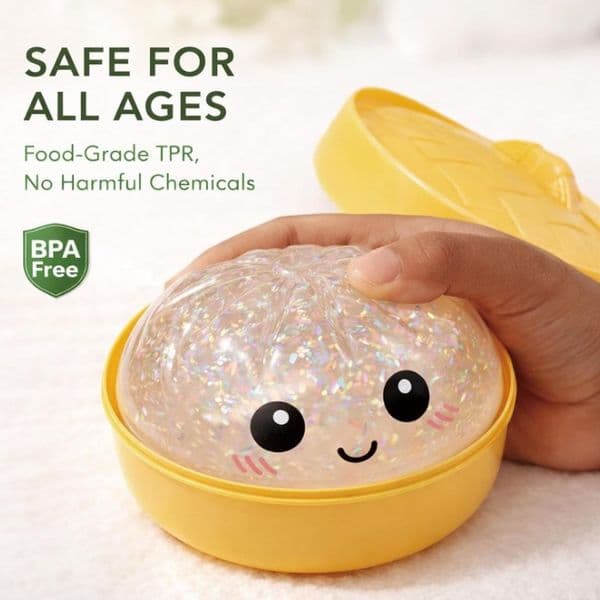 Glitter Dumpling Squishy Toy Stress Relieving Toys, Fun And Cute Pinching, Slow Rebound Dumping, Anxiety And Pressure Relief, Sensory Toys