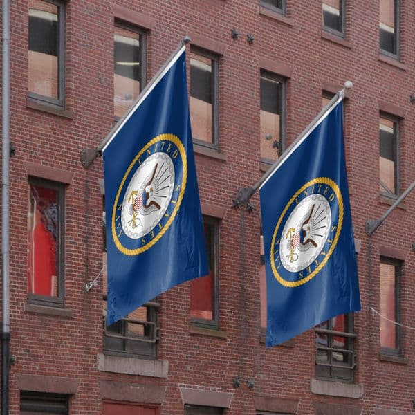 US Navy Badge Flag 3x5ft 2x3ft Hanging Flags Decoration Background Banner Flag