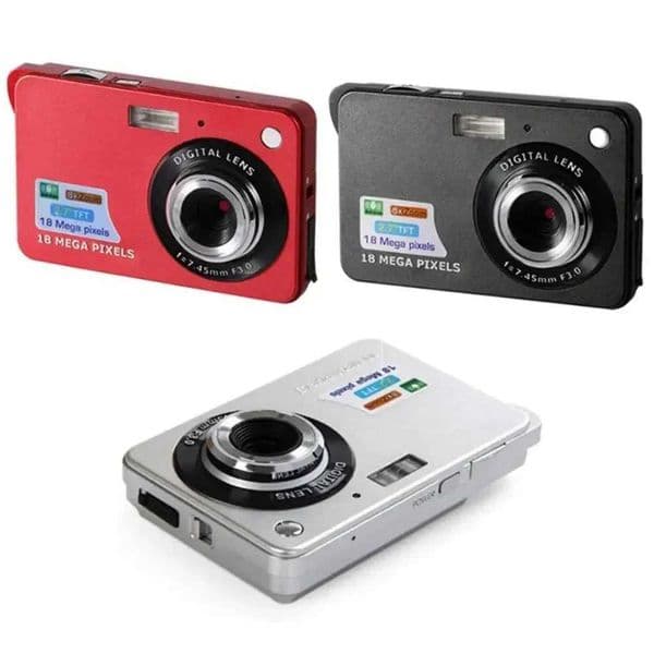 18 Mega Pixels LCD Rechargeable HD Digital Camera CCD Video Camera Outdoor Anti-Shake Support Sd Card Camcorder PhotographyT260401