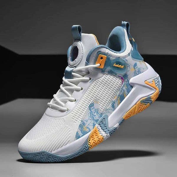 Men Shoes Mesh Breathable Comfort Anti Slip Wear-resistant Flat Cushioning Sneakers Field Training Basketball Boots 26W0401