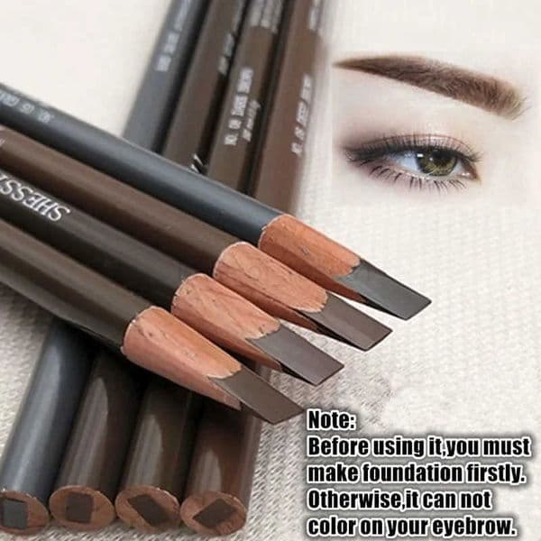 SHESSTILL Hard Microblading Eyebrow Pen Waterproof Natural Eye Brow Definer Enhancers Pencil Permanent Brows Makeup Paint H260401