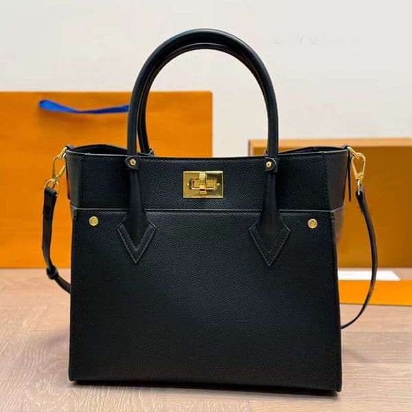 Designer Handbags Totes Bag On My Side Series Purses High Quality Luxury Genuine Leather Ladies Tote Shoulder Bag