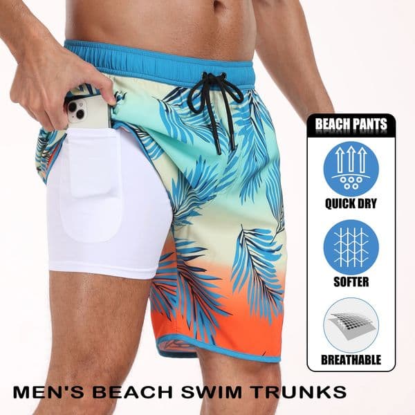 Summer mens selling beach pants casual vacation printed comfortable and breathable street clothing 260331