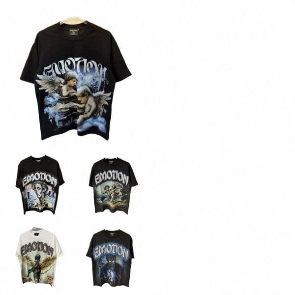 mixed emotion Men's shirtsshorts Boxy Fit Clothing MIXEDEMOTION Skulls Print ShirtSummer Breathe clothes MenWomen High QualityCasual T-shirt Tops S-XL p6D1#