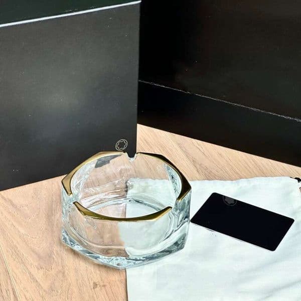 Deepened Glass Creative Home Living Room Light Luxury High-end Feel KTV Bar Commercial Hotel Office Ashtray