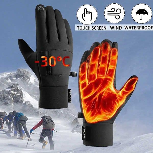 Cycling Gloves Touch Screen Motorcycle Gloves Outdoor Scooter Windproof Waterproof Sports Riding Ski Gloves Warm Running Gloves H260331