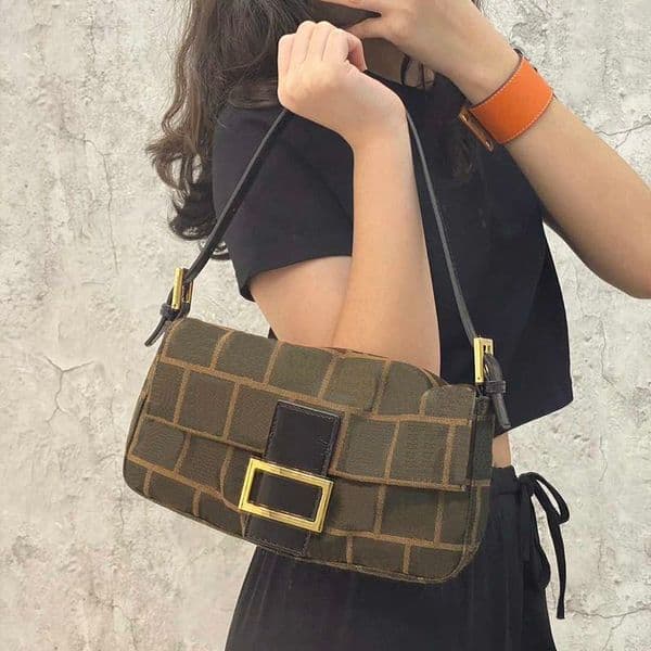 Vintage Women Crossbody Beach Bags Luxury Underarm Messenger Bags Shoulder Bag Moon Bags Gold Silver Buckle Bag Designer Purse Bags Handbag For Women