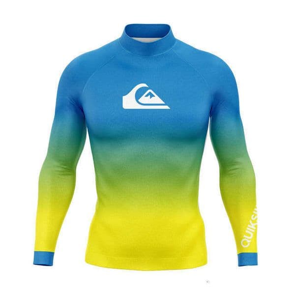 Diving Quick-Dry Rash Guard Men's Sun Protection Top Long Sleeve Swimsuit Rafting Surfing Suit Outdoor Equipment