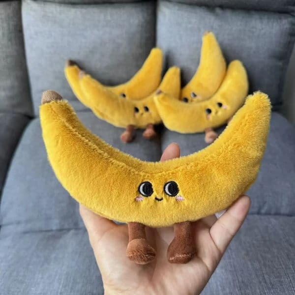 Simulation Stuffed Fruit Banana Soft Cute Cartoon Plush Toys Stuffed Fruit Doll Banana Plush Doll For Baby Kids Gifts 260331