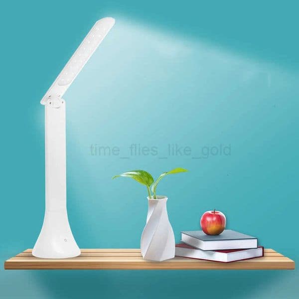 Rechargeable Portable LED USB Table Lamp Folding Touch Light for Reading Bedroom Bedside Desk Living Room Office Study Book Lamp H260401