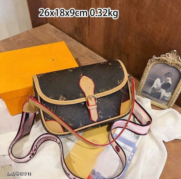 Designer Bags Fashion Womens Genuine Leather Handbags Flap Luxury Shoulder Bag Ladies Flower Classic Handbag Wallet Purse Crossbody Pochette Metis Bag