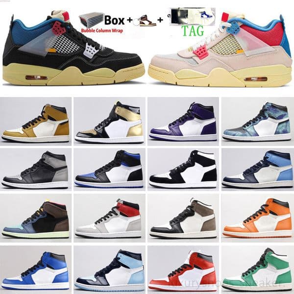 New Arrival basketball 1 1s High Black Toe Not For Resale Mens Womens Basketball Shoes Obsidian UNC Black White Mens Women Sneakers Shoes