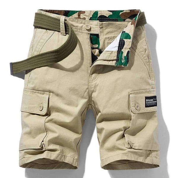 New Summer Cotton Cargo Fashion Breeche Bermuda Beach Jogger Men Tactical Casual Shorts Male 26Y0401