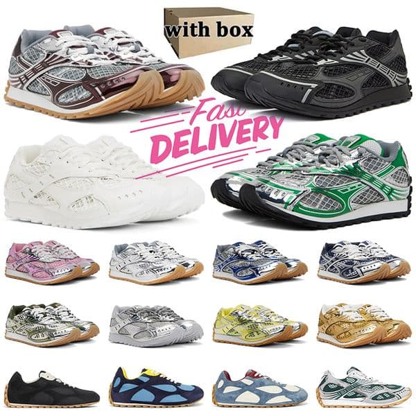 Designer Sneaker Orbit Shoes Men Women Sneakers Sports Breathable Leather Mesh Matching Lace Up Casual Thick Soled Mixed Color Running Shoes Eur 35-46