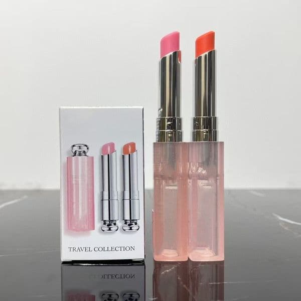 Hot selling 2-Pack Color-Changing Lip Balm #001 + #004 Natural Color Shift Lip Care for All Skin Tones