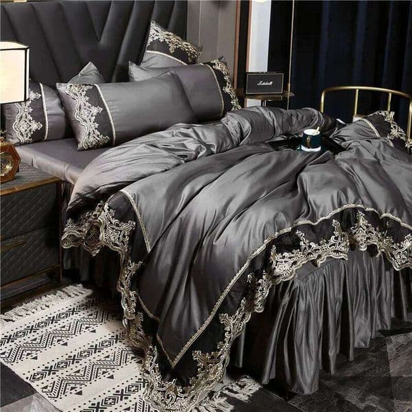 Designer Bed Comforters Sets Luxury 4PCS Home Bedding Set Jacquard Duvet Bed Sheeize Bed Sets Bedclothet Twin Single Queen King Ss 26H0401w