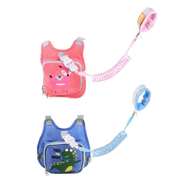 Toddler Harness Leash Spring Rope Retractable Soft Children Wrist Traction Rope for Travel Outdoor Walking Shopping Babies 260331