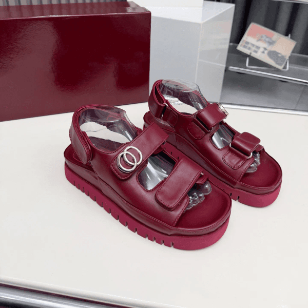Designer sandal women fashion slippers Sandals sliders embroidered canvas Flat Mules Platform Embroidered Linen High Heel Sandal platform Shoes thumbnail 2