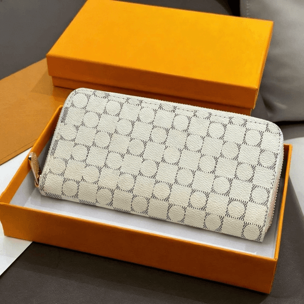 2026 Fashion Designer Wallet Luxury ZIPPY WALLET Soft Leather Men Women Iconic textured Fashion Long Zipper Wallets Coin Purse Card Case Holder Wih Box Dust bag 10A