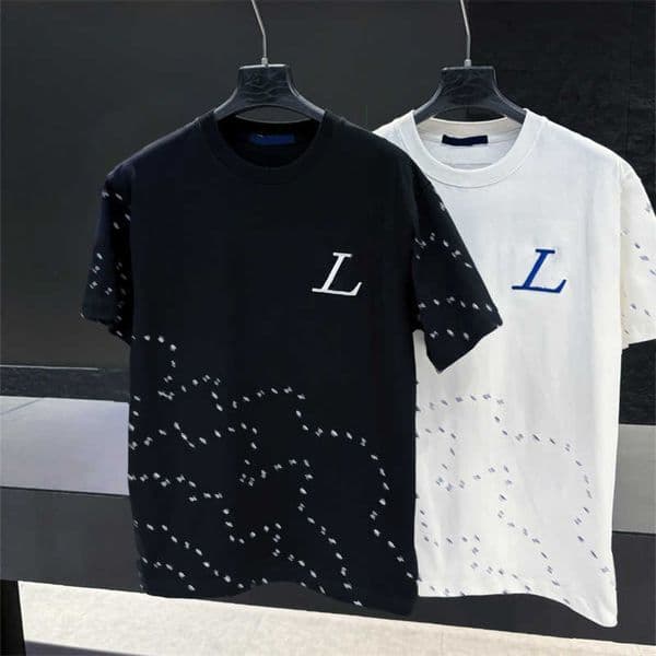 Unisex Shirts Men Women Luxury Tops Fashion Letter Embroidery Short Sleeves Tees Crew Neck Tshirts Graphic Print Casual Loose Womens Designer Clothing