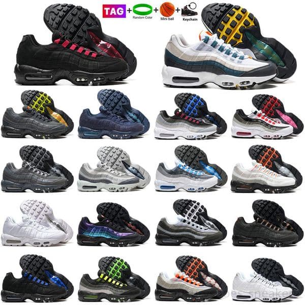 95 Tour Yellow 95s Designer Running Shoes Women Men Hyper Turquoise Neon Triple Black Greedy Smoke Grey Platform Sports