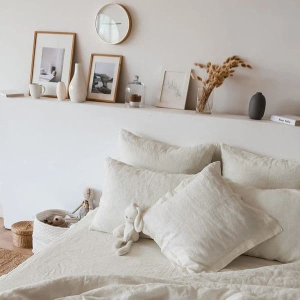 1PC 100 Nature Linen Pillowcase Soft Oxford Pillow Cover For Skin Care Pillow Case Cushion Cover 45x45 50x50 60x60 70x70 80x80 260326