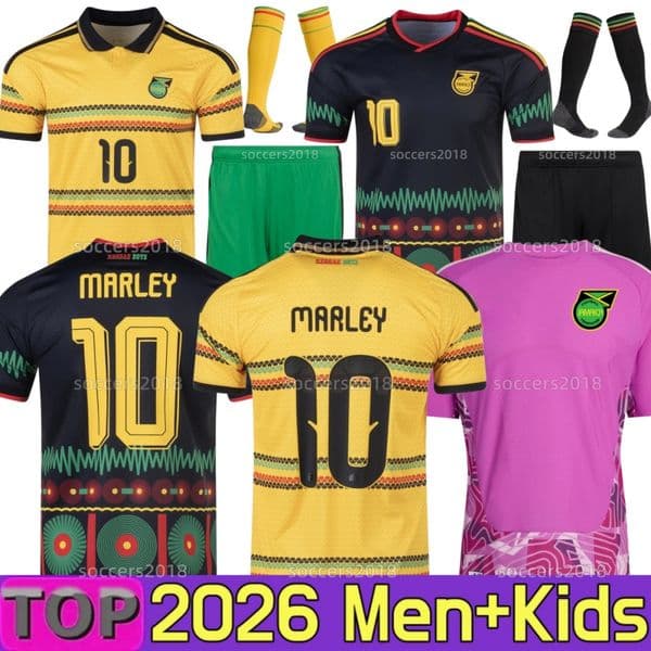 2026 Jamaica World Cup BAILEYSoccer Jerseys MORRISON GRAY NICHOLSON DIXON CEPHAS BURRELL PALMER RUSSELL 26 27 National Team Home Away football shirt men kids kit