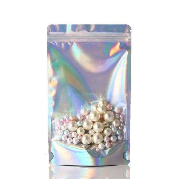 wholesale 2021 new resealable package mylar bags ziplock open top cbd tamper Edibles Gummies Packaging Smell Proof Zipper Pouch Retail Bag