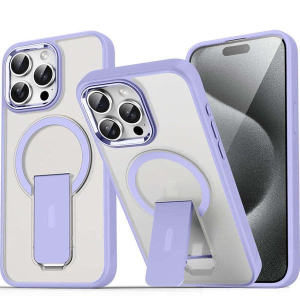 Suitable for iPhone 17 Pro Max stand, 16 phone Apple 13 magnetic, 14 hard case, 15 niche, 12 simple, 11