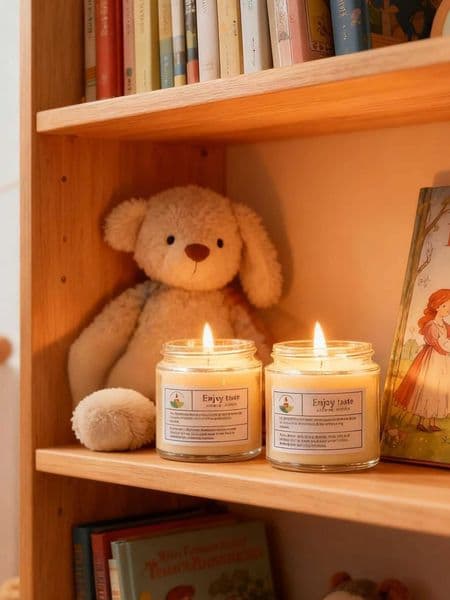 One transparent glass scented candle for commemoration decoration natural plant wax H260402Z260527