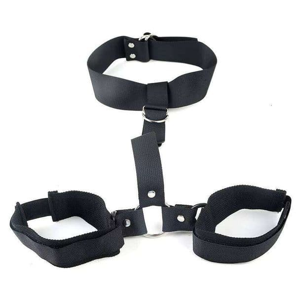 2026 New Toys To Teach Anti-Back Nylon Sex Suit Neck Restraint Adult Couple Private Props