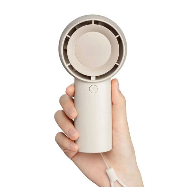 2026 JISULIFE Portable Handheld Turbofan 4000/6000Mah Rechargeable Battery 5-Speed Compact Fan Suitable For Travel/Home/Office Use Free Shipping Shippin Shippin