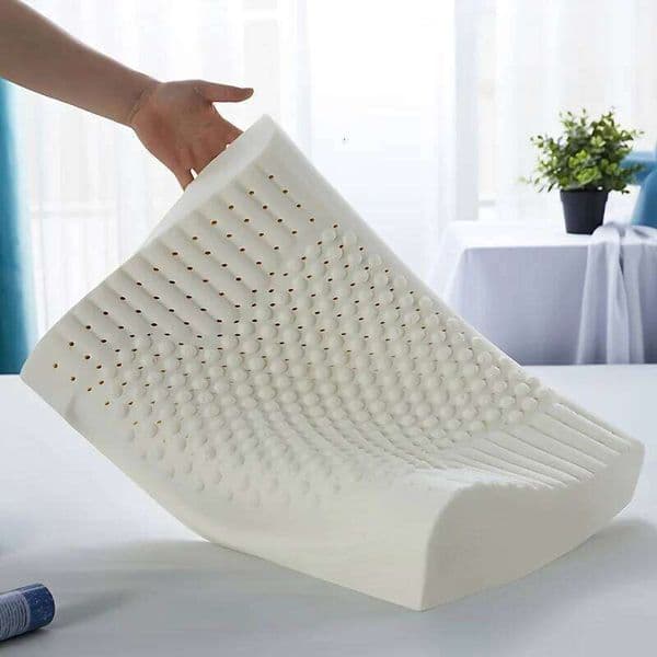 Latex Luxury Soft Breathable Multi-Purpose All-Season Comfort Washable for Bedroom Hotel Adults Sleeping Pillow 60x40cm 26W0402