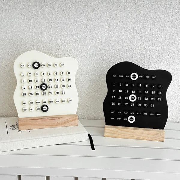 2026 Circular Calendar Handmade DIY Collar Creative Personalized Office Desktop Decoration Ornament Student Learning Timer 260402