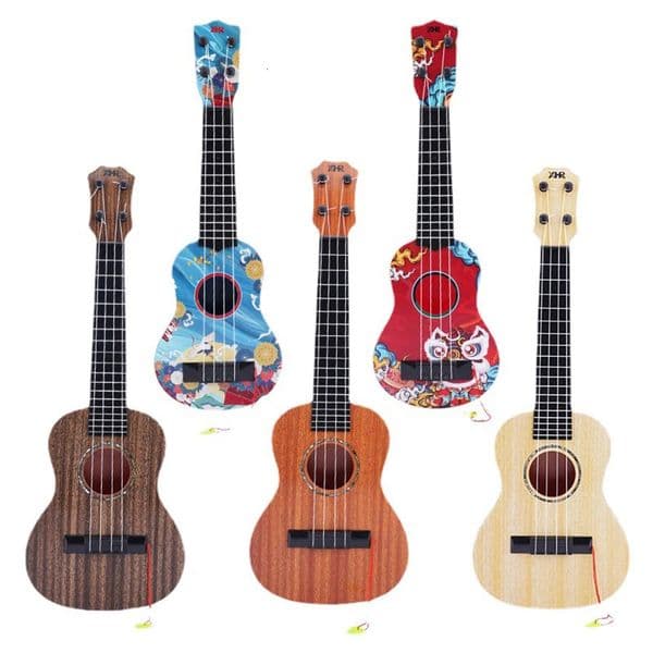 44cm Children Guitar Toy Can Be Used To Play Elementary Instruments With Paddles Simulating Yukrili Music Toys 260331