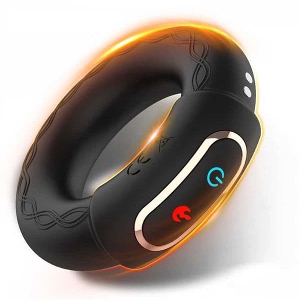Vibrating Cock Ring Penis Vibrator With 10 Modes G-spot Clitoris Testicles Stimulation Adult Sex Toys for Men Male Couples