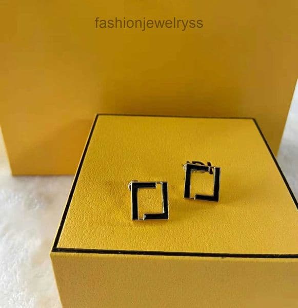 Women Earings Designer Jewelry Accessories Brand F Womens Luxury Designers Earring Studs Earrings Designer Earring