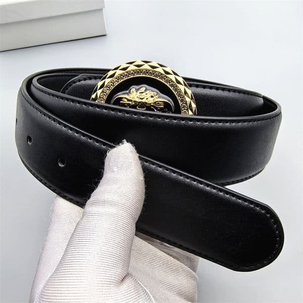 Designer Belt Men Designer Belts for Women 3.8cm Width Belts New Fashion Medusa Buckle Great Quality Woman Belts Jeans Man Brand Luxury Belts Bb Simon Belt